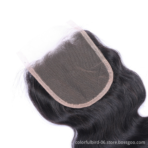 Lace Closure Body Wave Closure Double Drawn Virgin Hair 4x4 Lace Closure Human hair Brazilian Hair